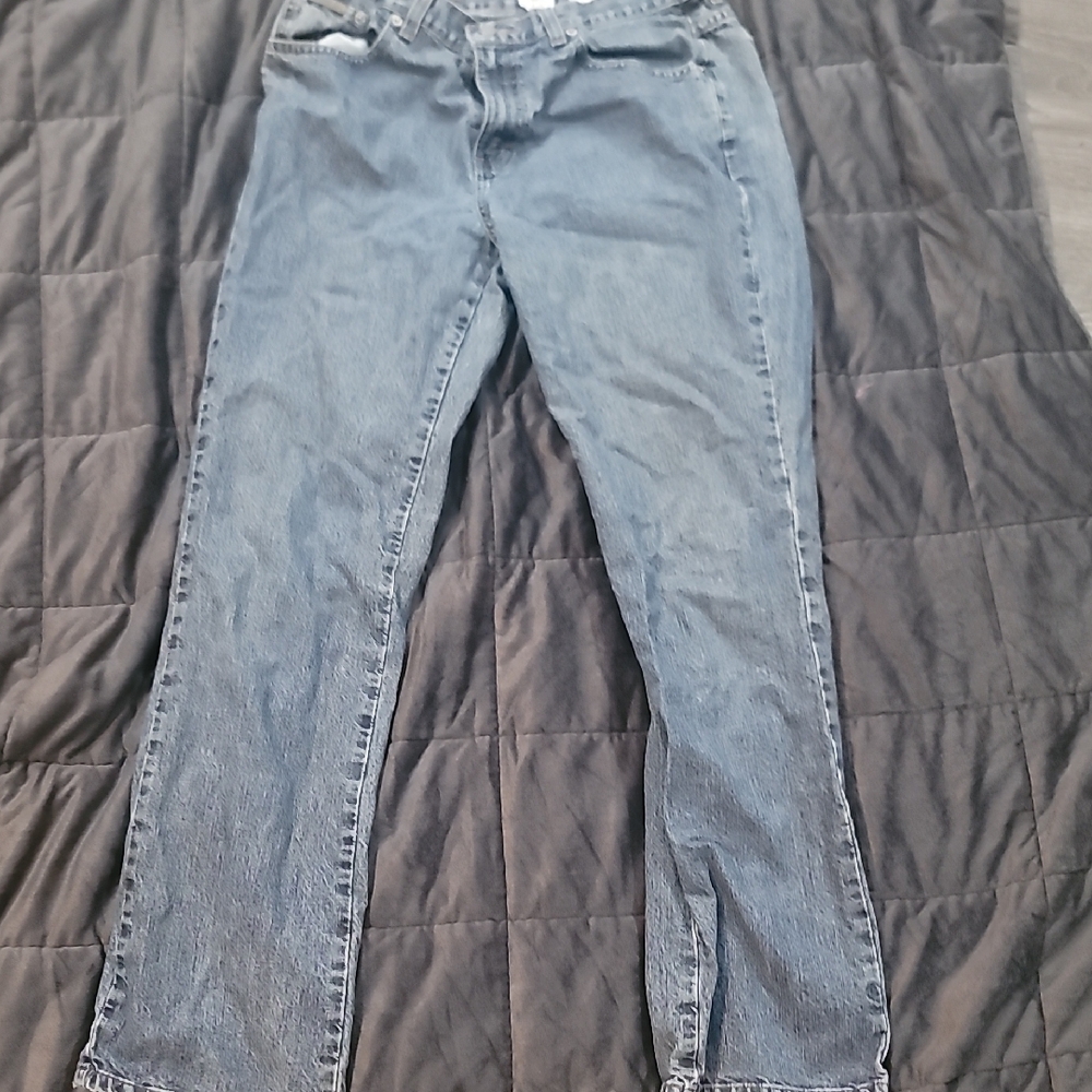 Calvin Klein Women's Straight Leg Blue Jeans